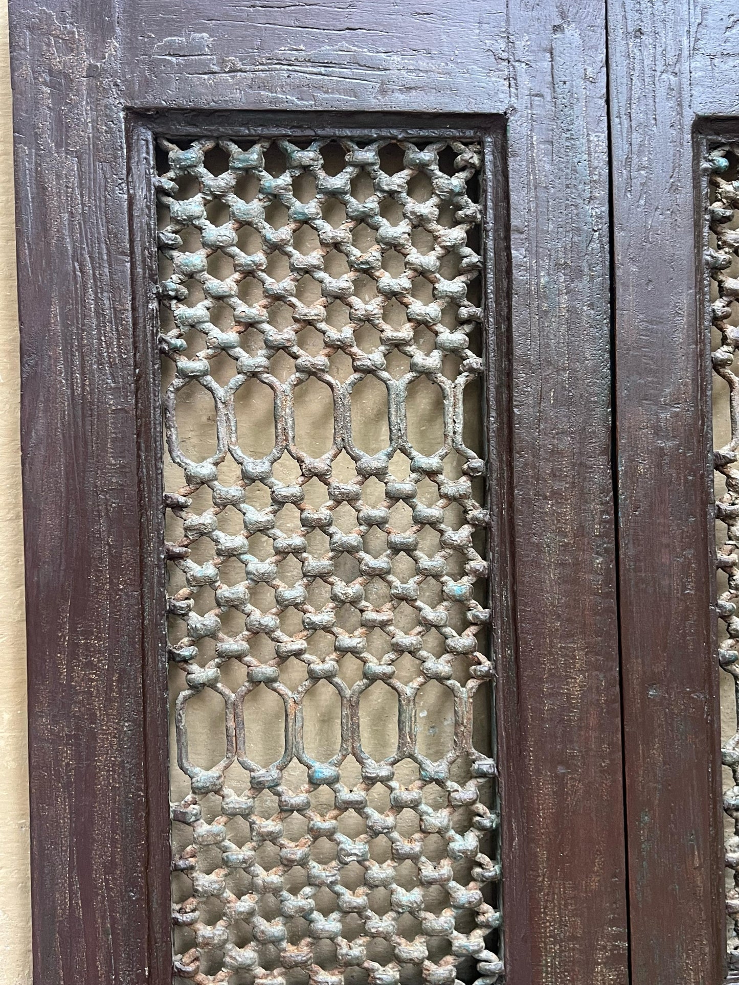 Teak Wood Cast Iron
