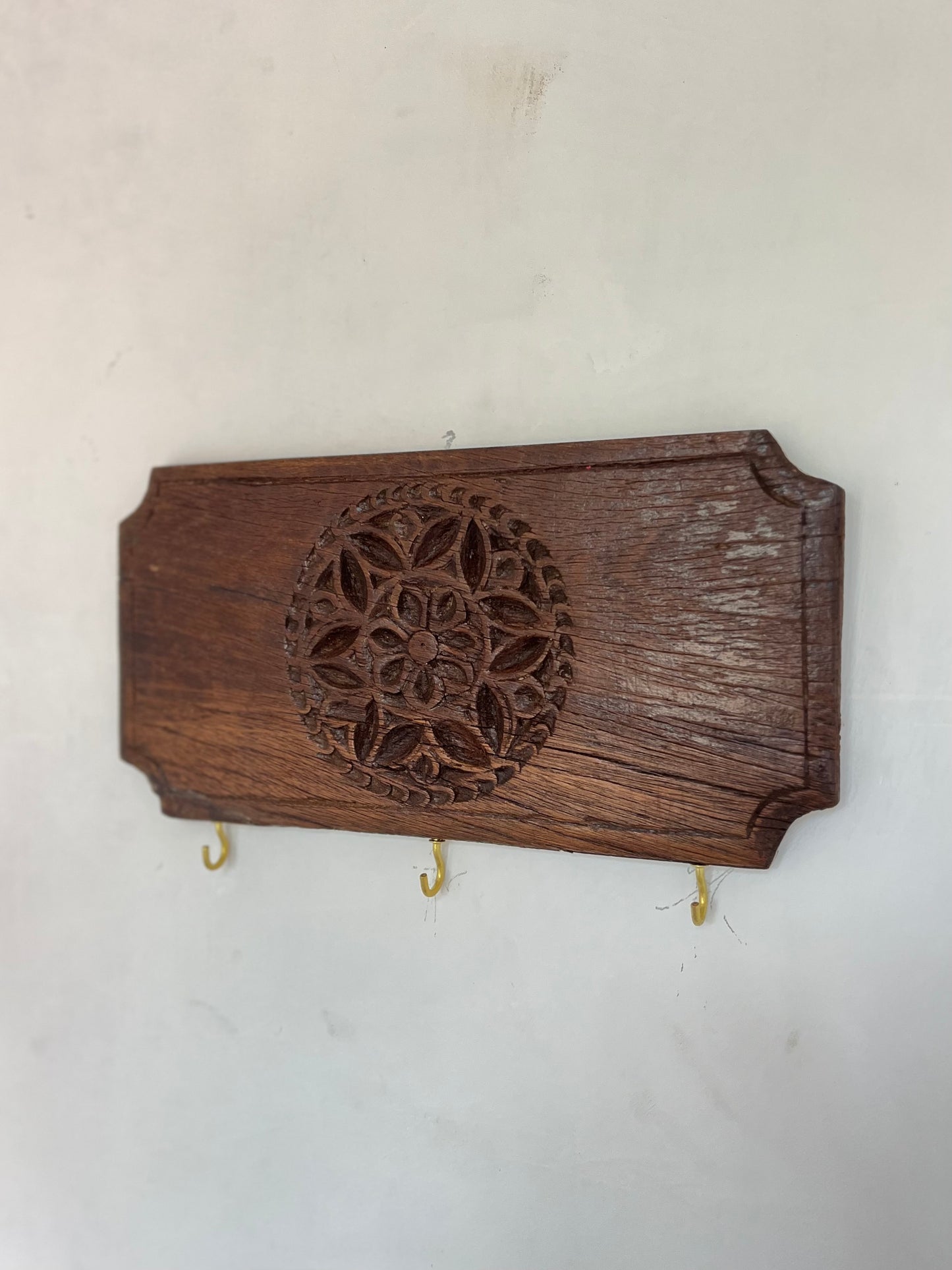 Old Wooden Ethnic Key Holder