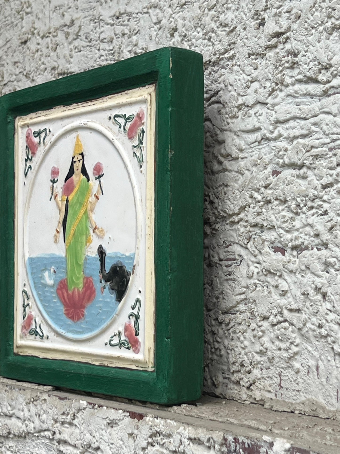 Old Tile Laxmi Wall Frame ￼
