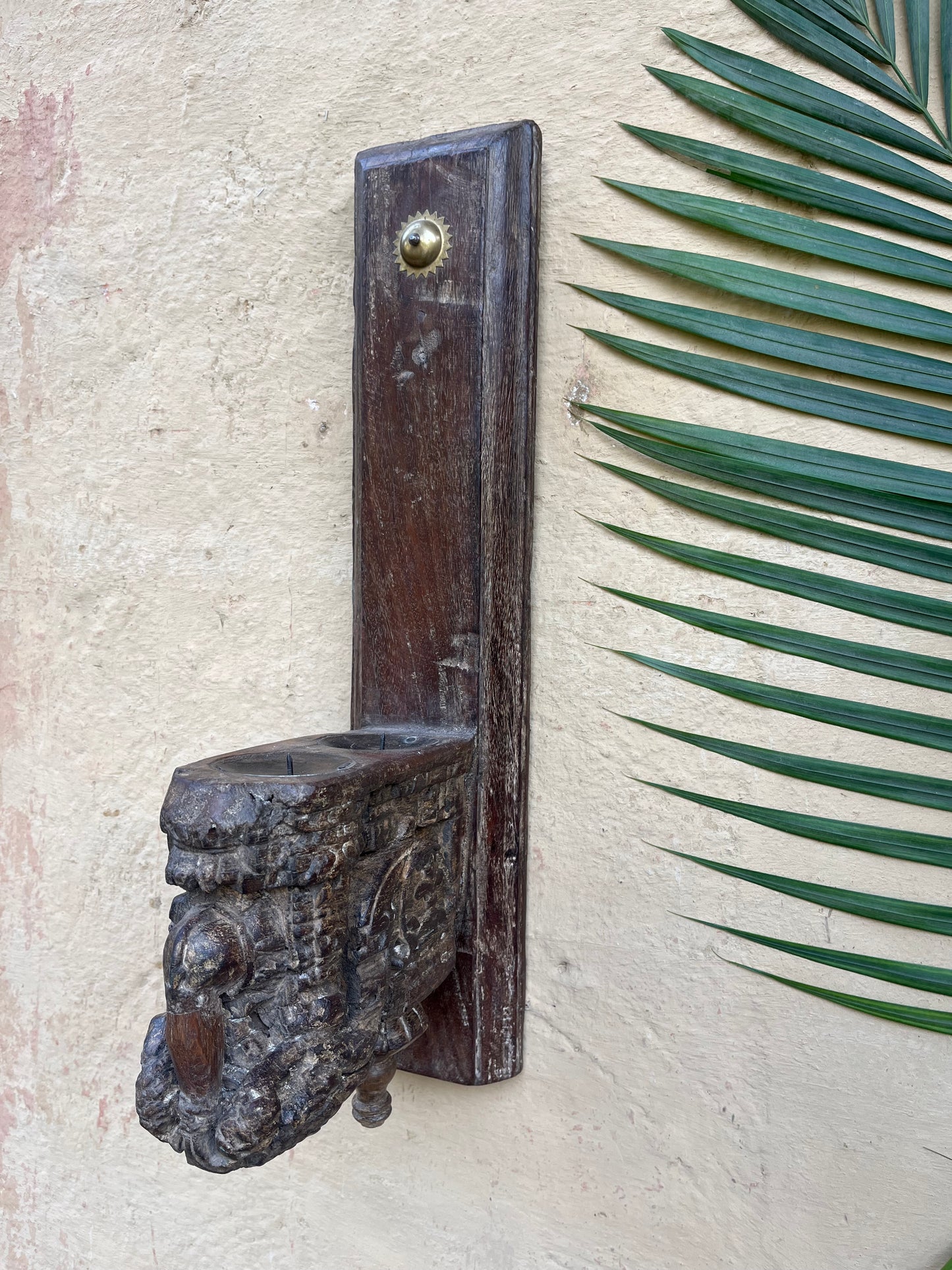 Vintage Hand Carved Bracket