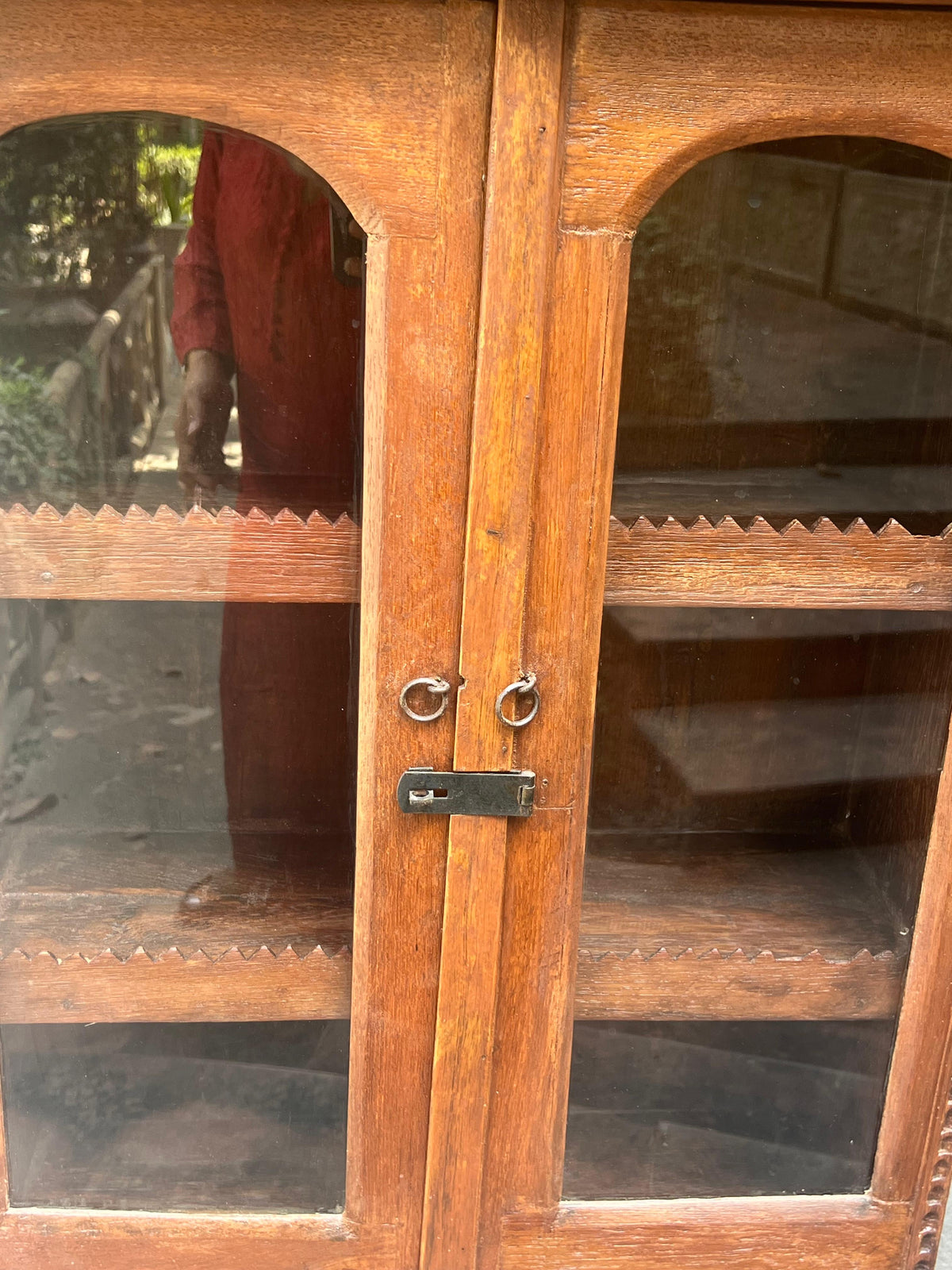 Vintage Glass Small Cabinet ￼