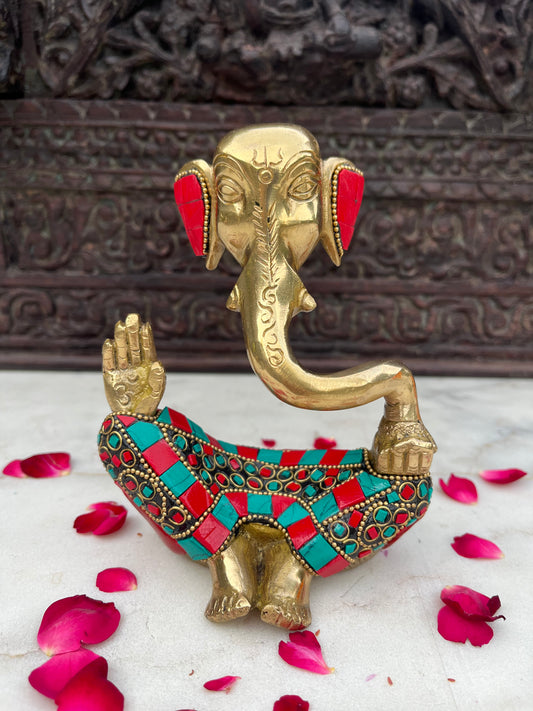 Brass Modern Ganesha