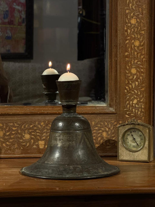 Bronze Hukka Shape Pot