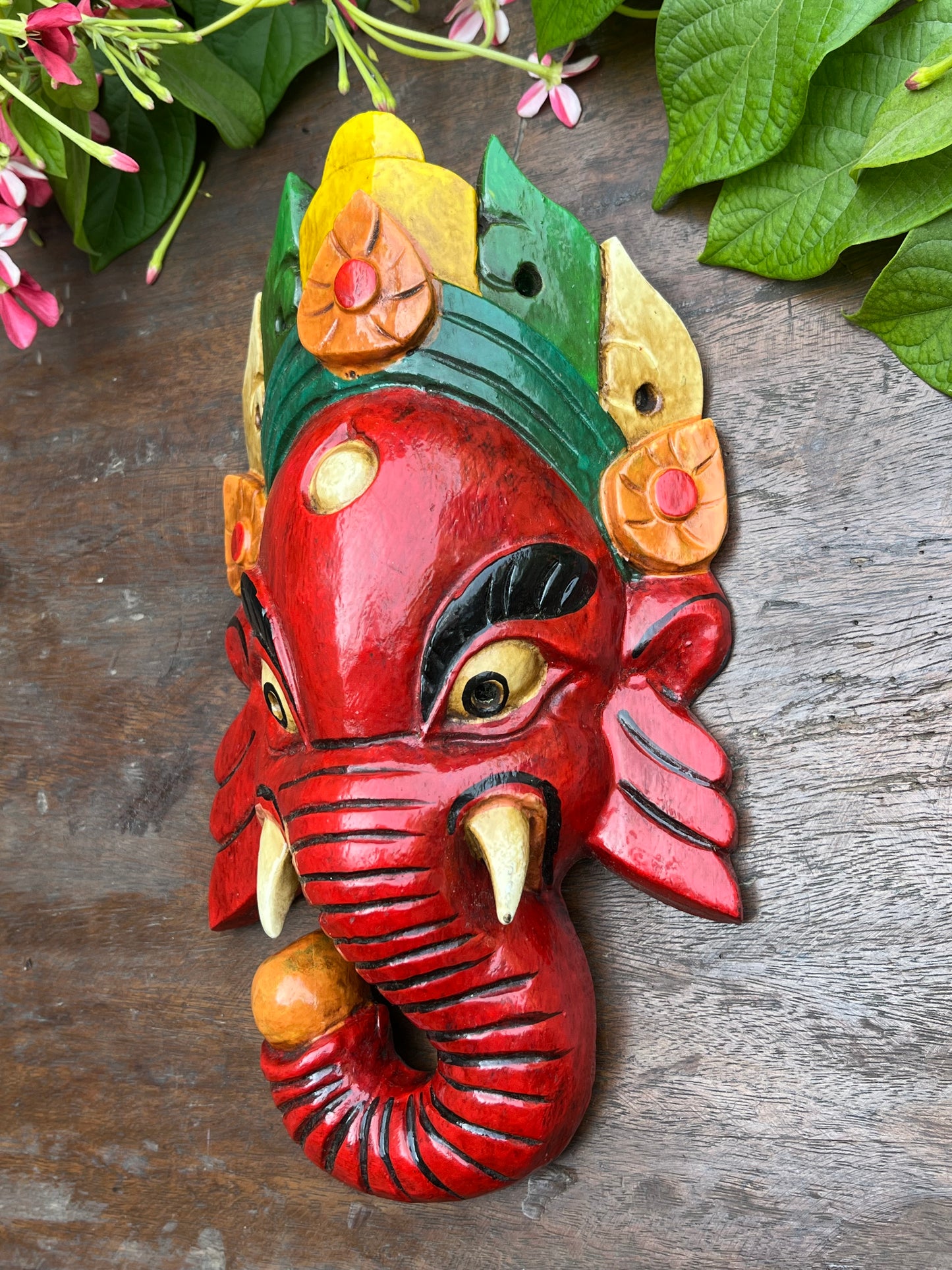 Wooden ganesha