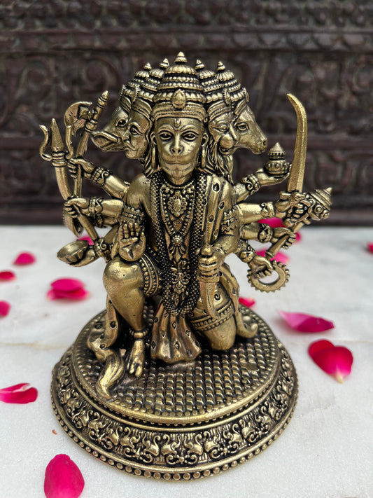 Brass Panchmukhi Hanuman