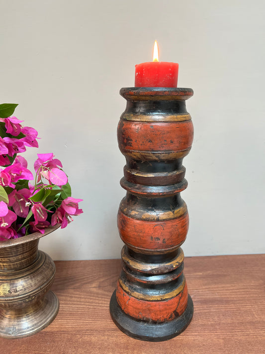 Wooden Vintage Designer candle Stand