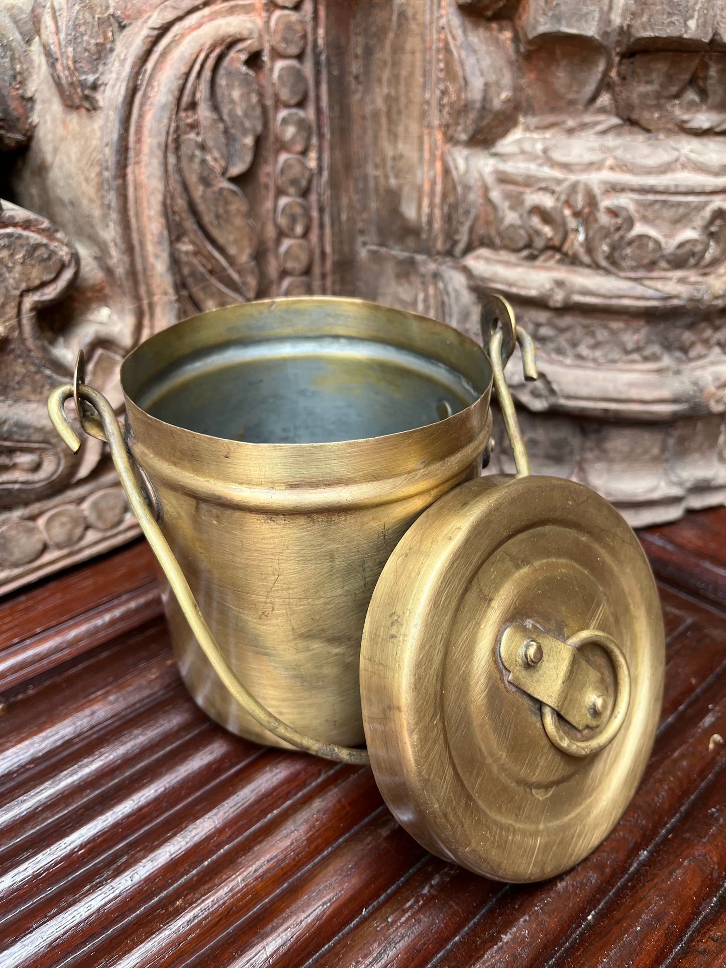 Brass Vintage Milk Balti