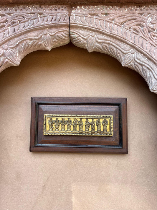 Brass Panel Avatar Wall Decor