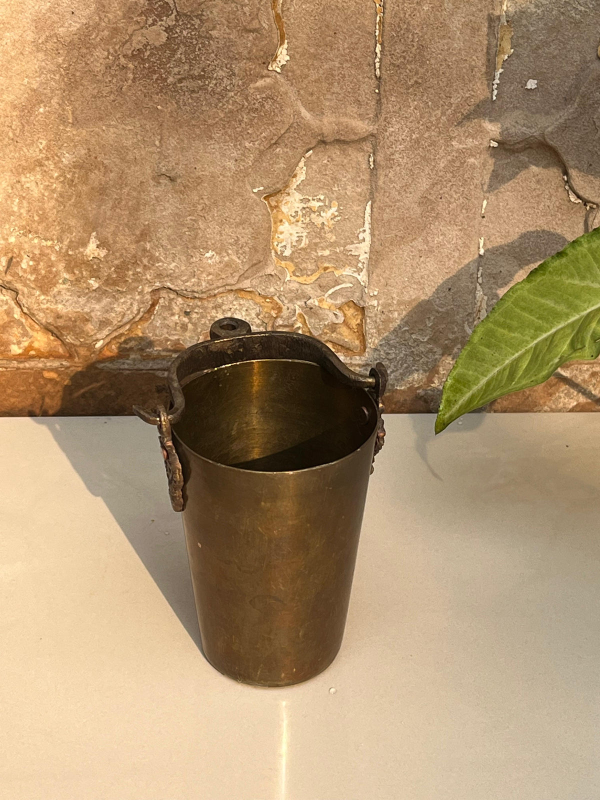 Brass Hanging Glass