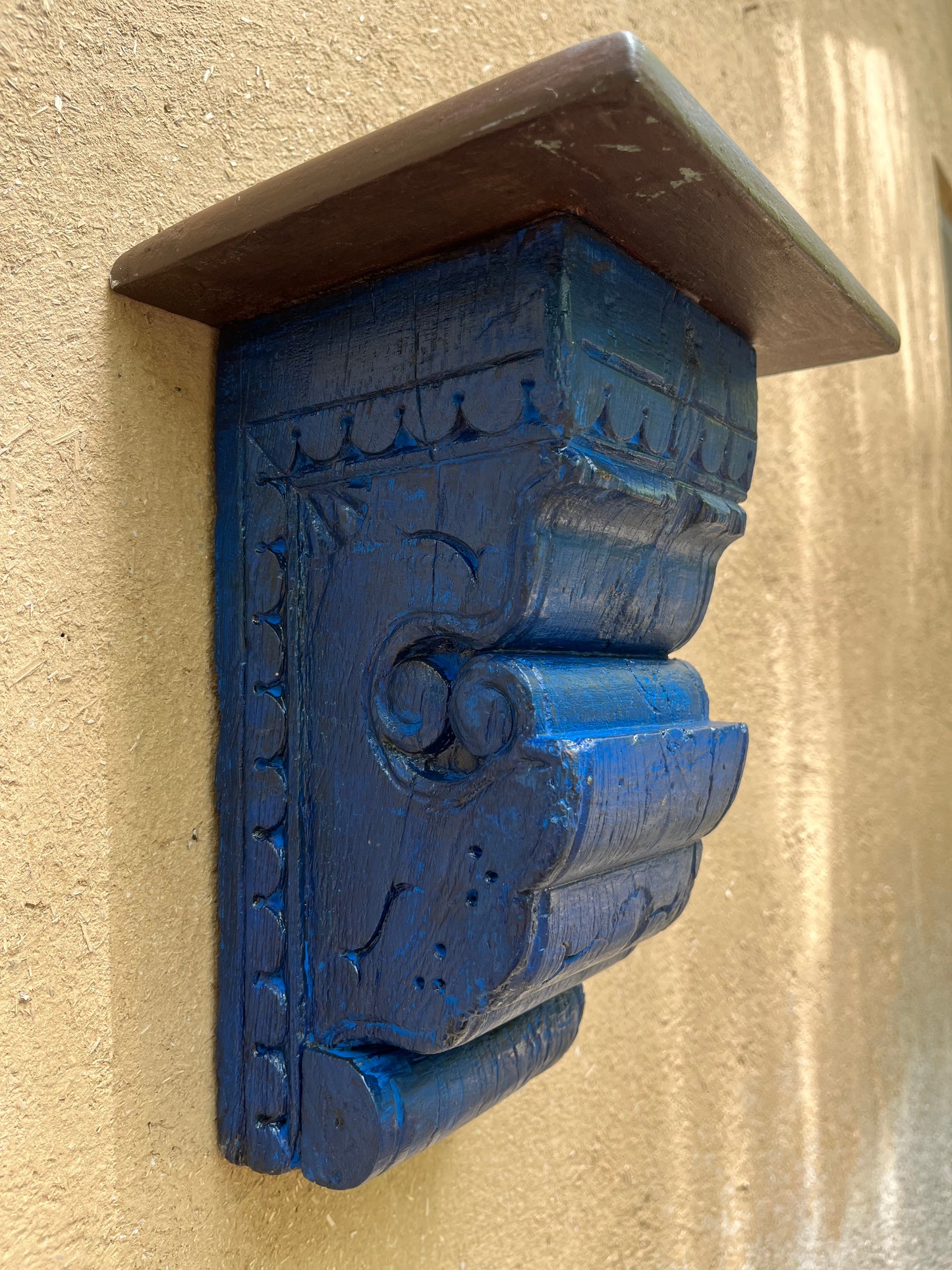 Wooden Blue Brackets