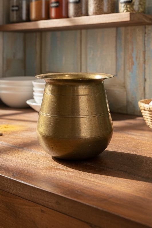 Brass Flower Pot