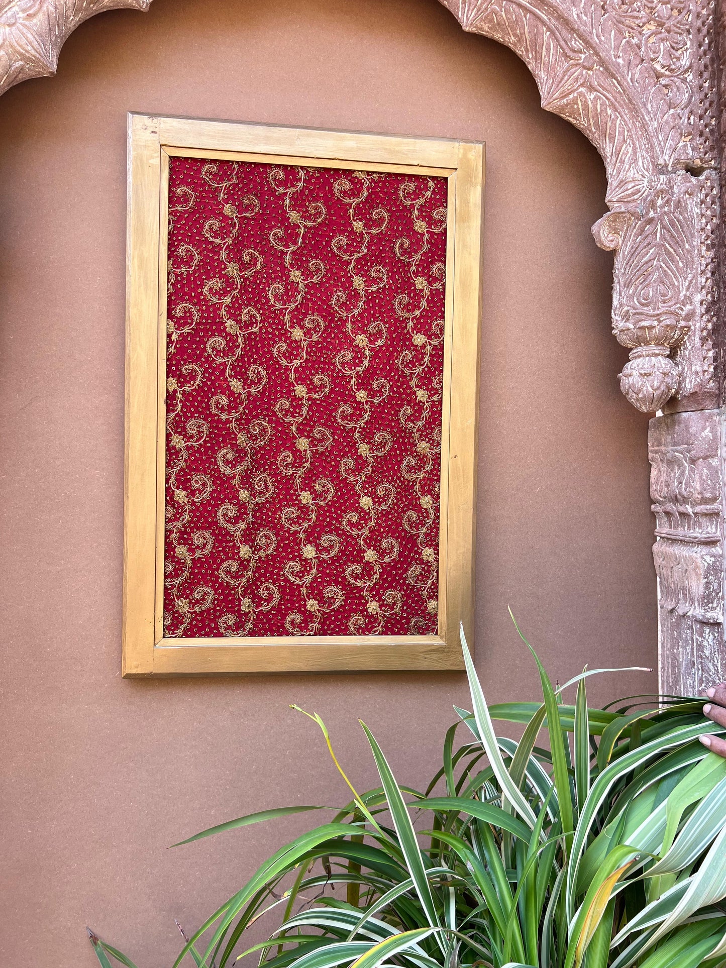 Old Zardozi Embroidery Frame