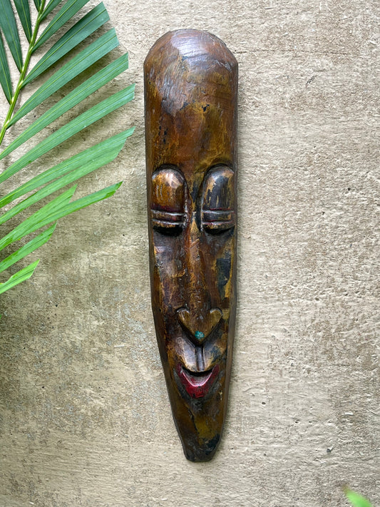 Wood  long Mask
