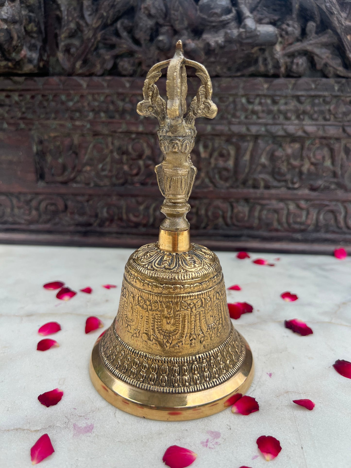 Brass Tibtean Praying Bell