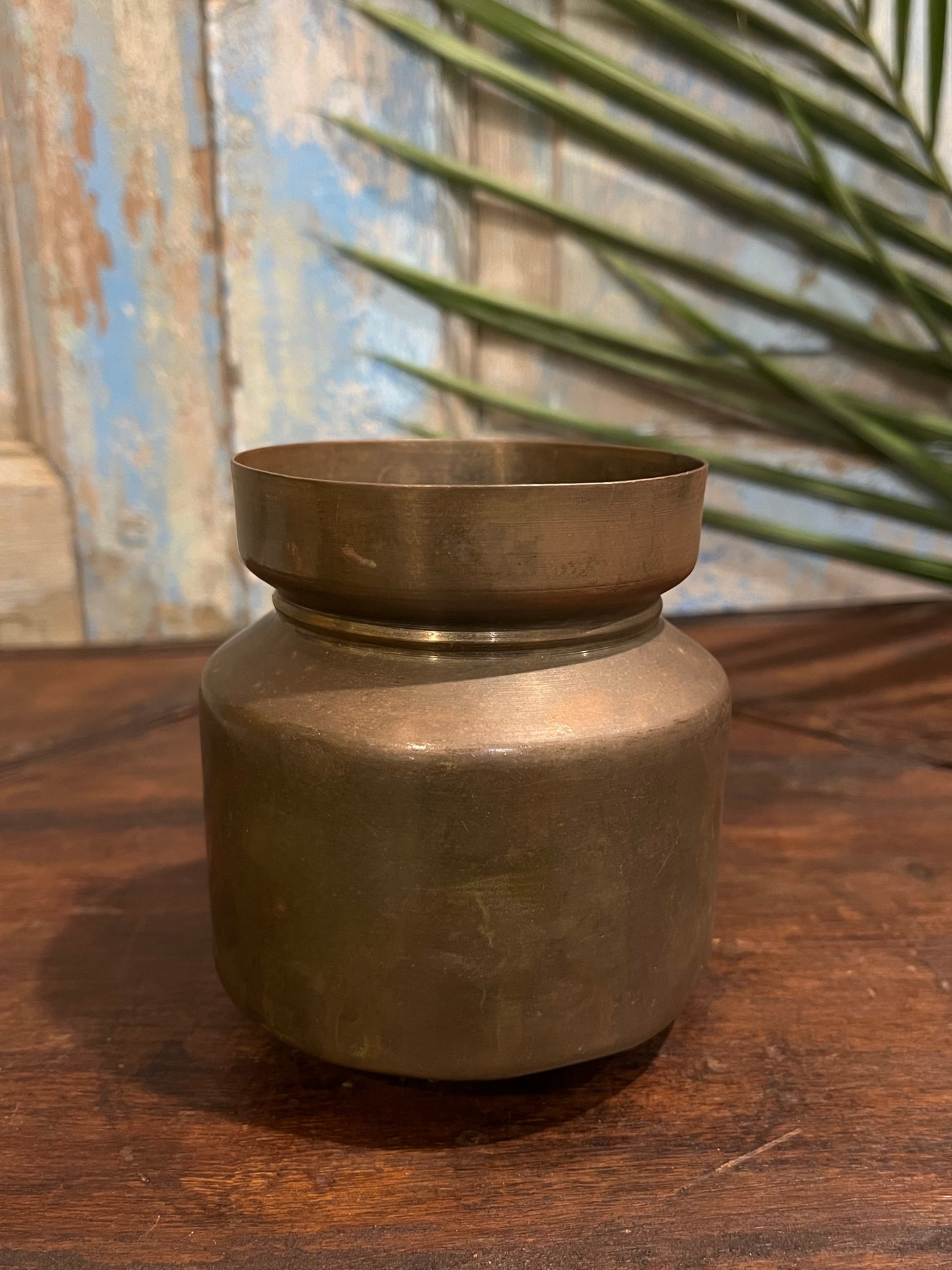 Old Brass Planter