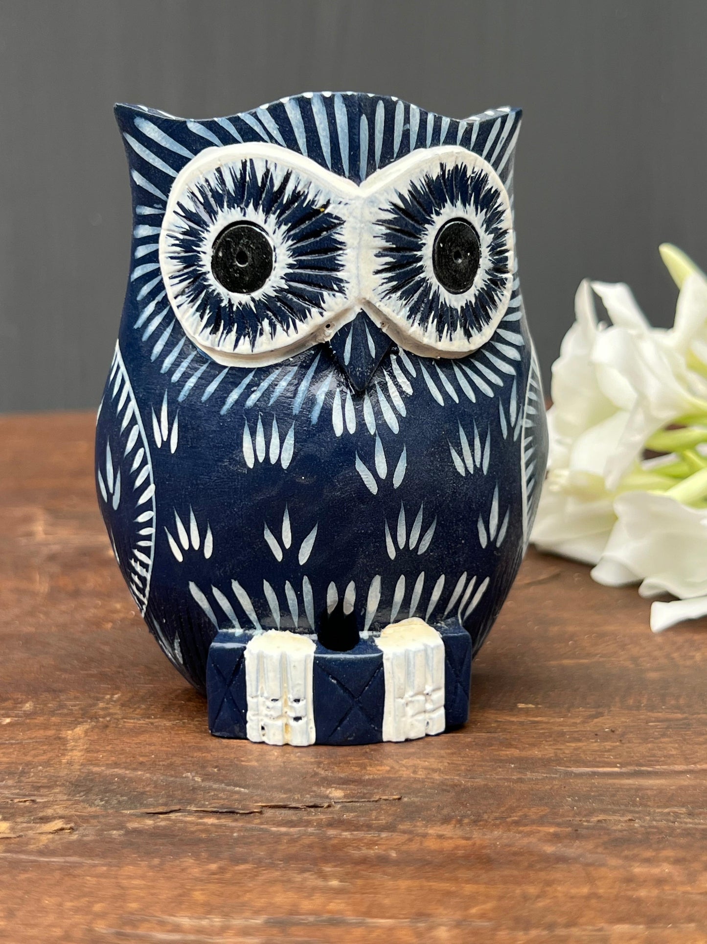 Wood Decorative Owl