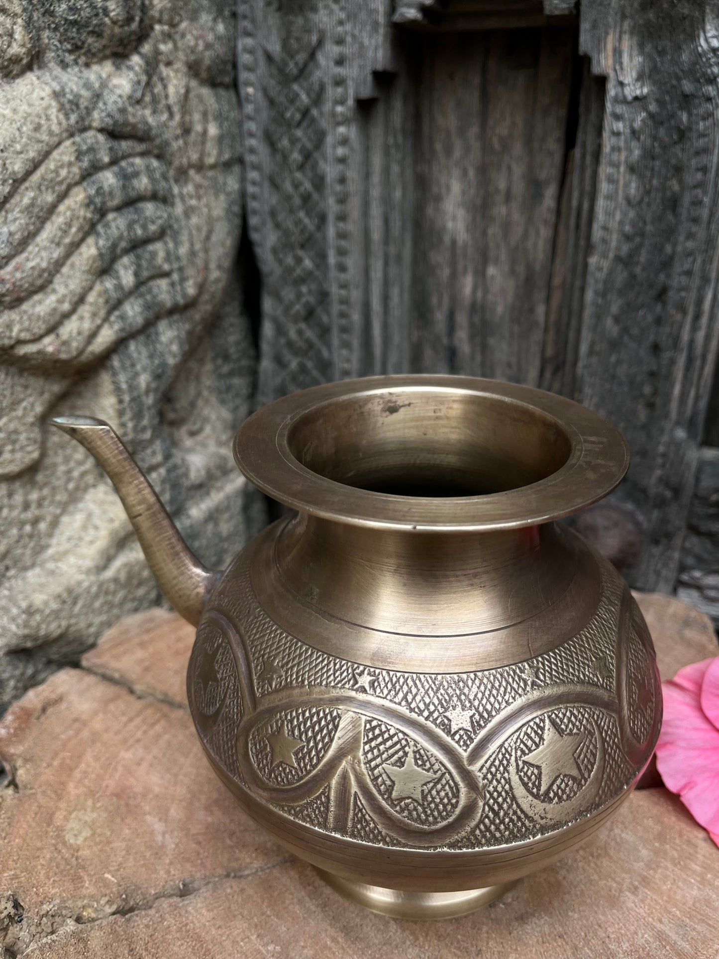 Vintage Brass Pot