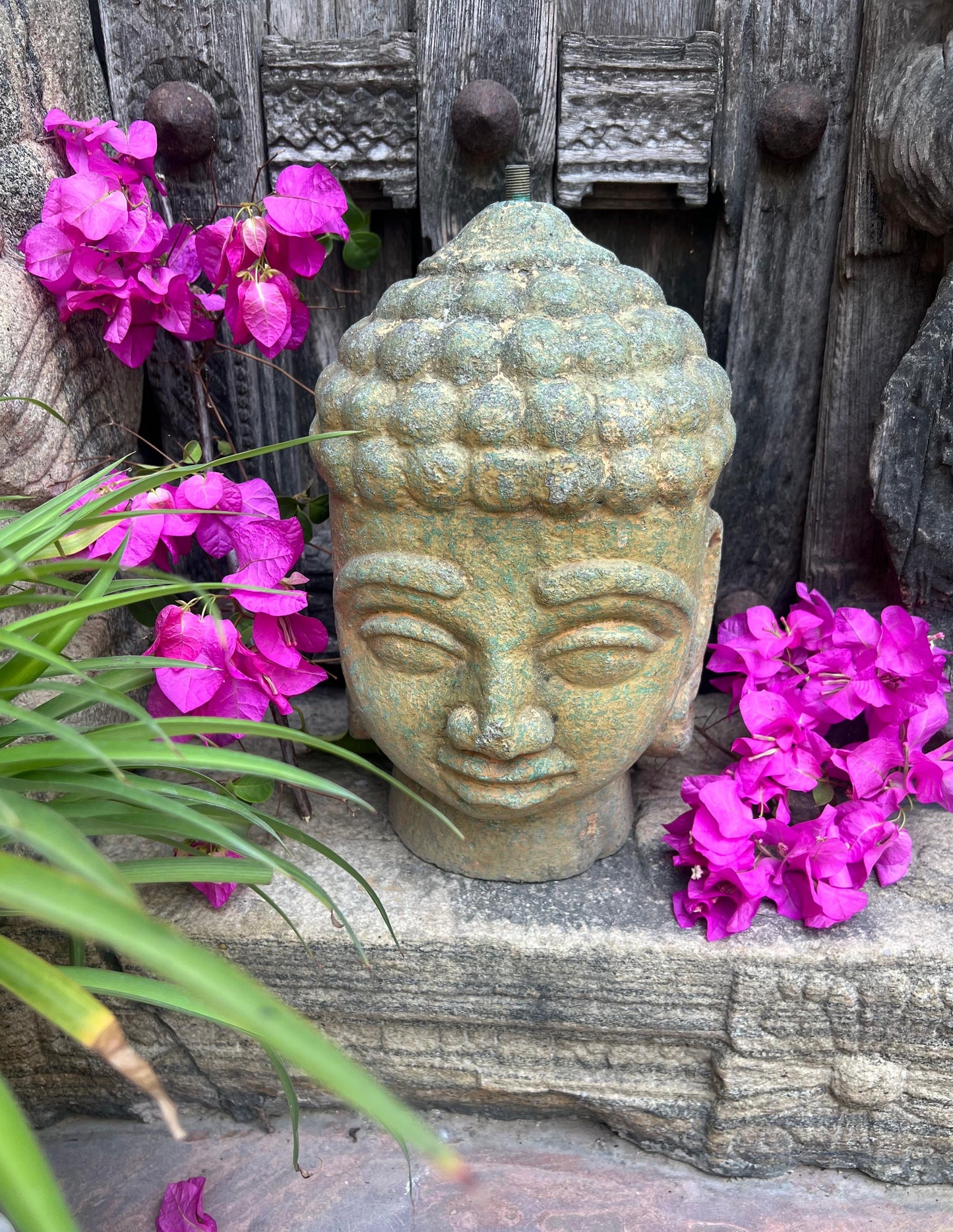 Stone Budha Head