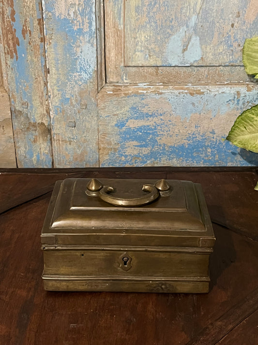 Vintage Brass Pan Box