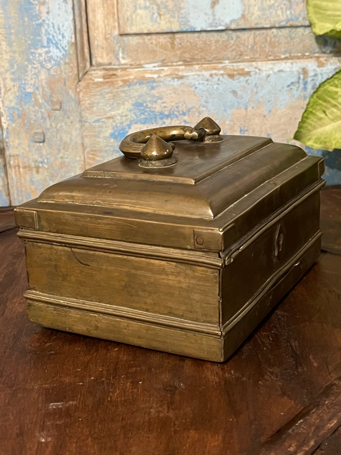 Vintage Brass Pan Box