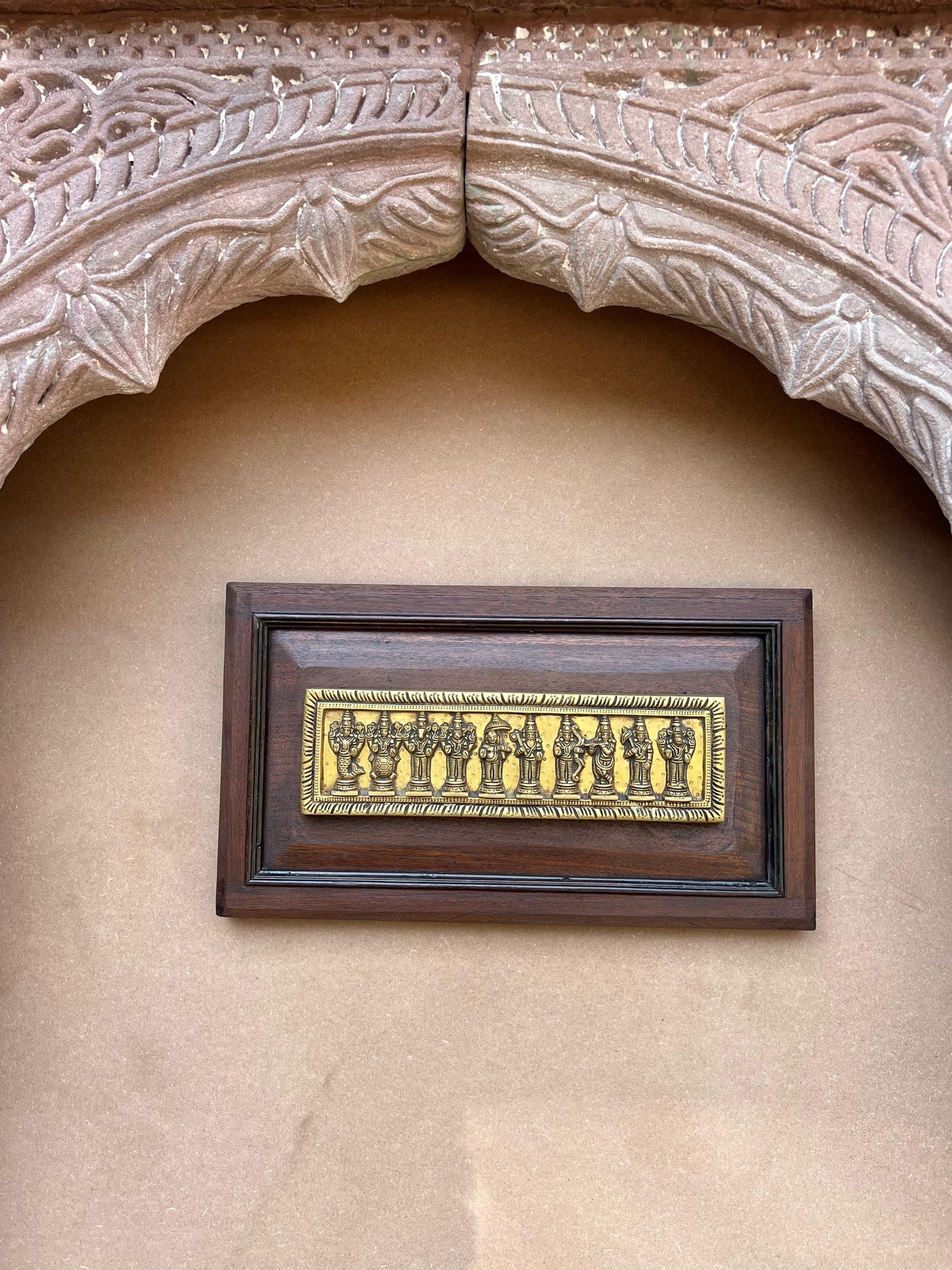Brass Panel Avatar Wall Decor