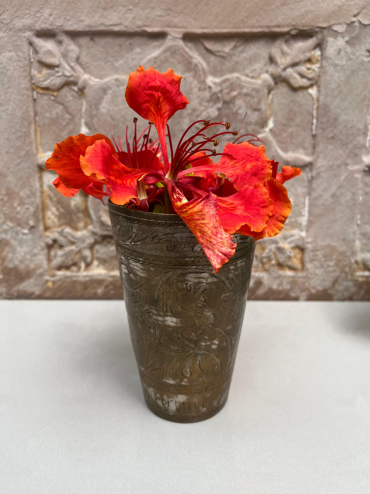 Brass Lassi Glass