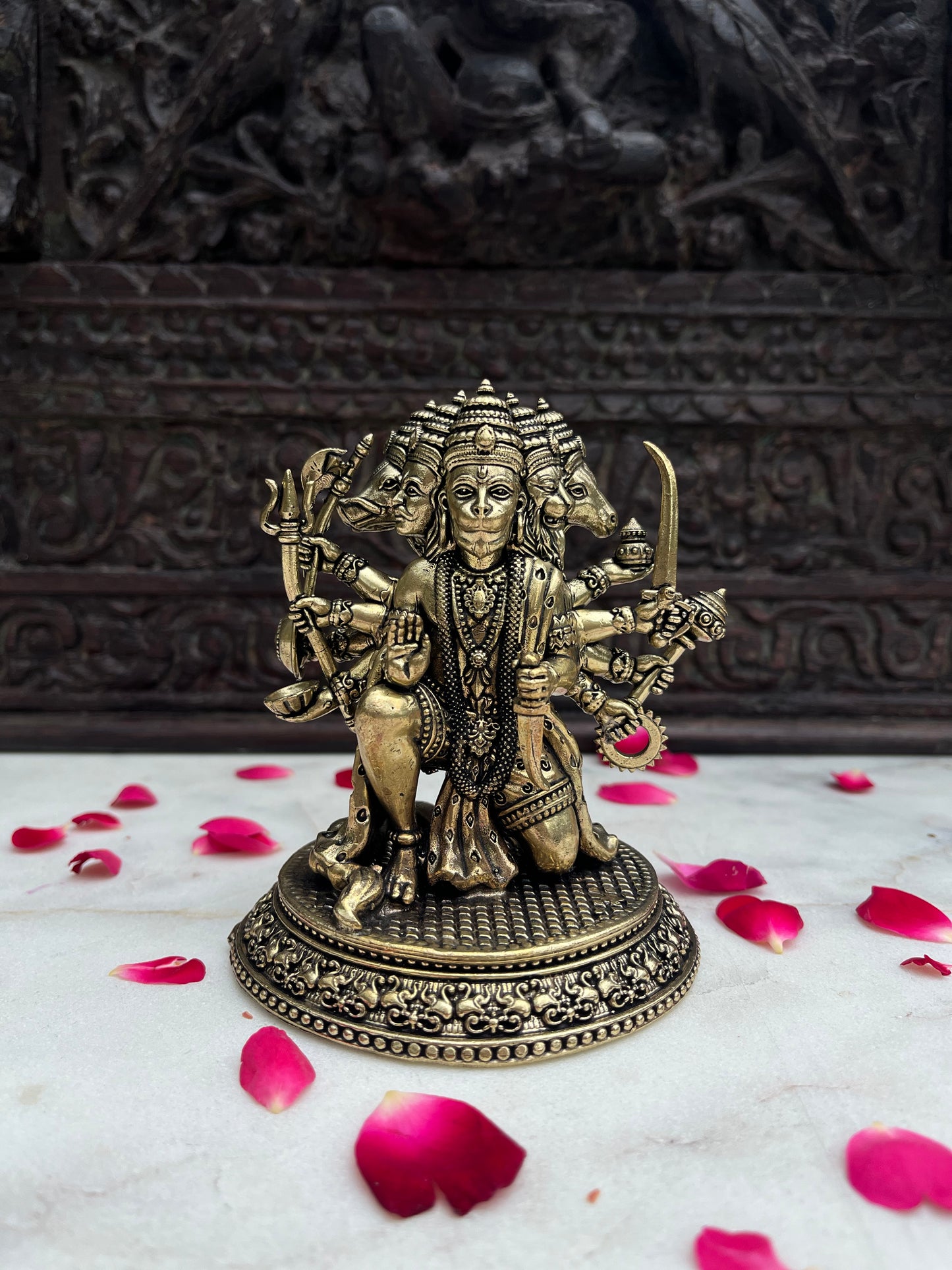 Brass Panchmukhi Hanuman