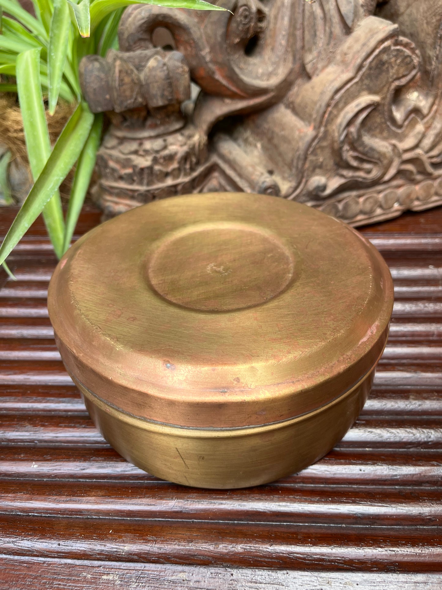 Vintage Brass Masala/Spice  Box