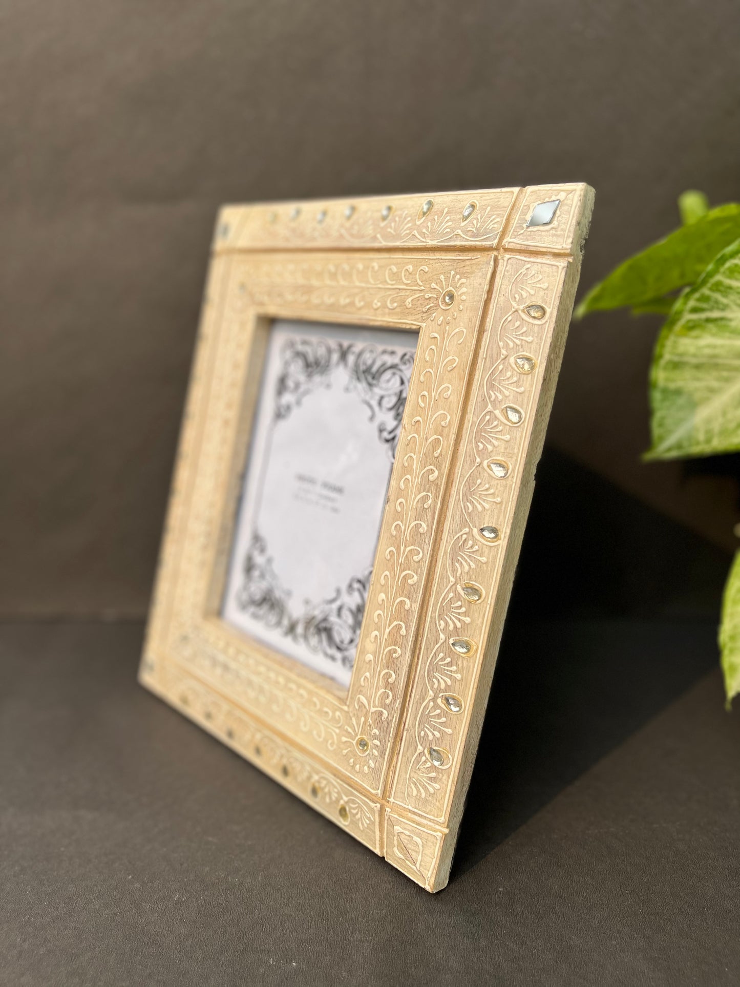 Decorative Ivory Colour Photo Frame