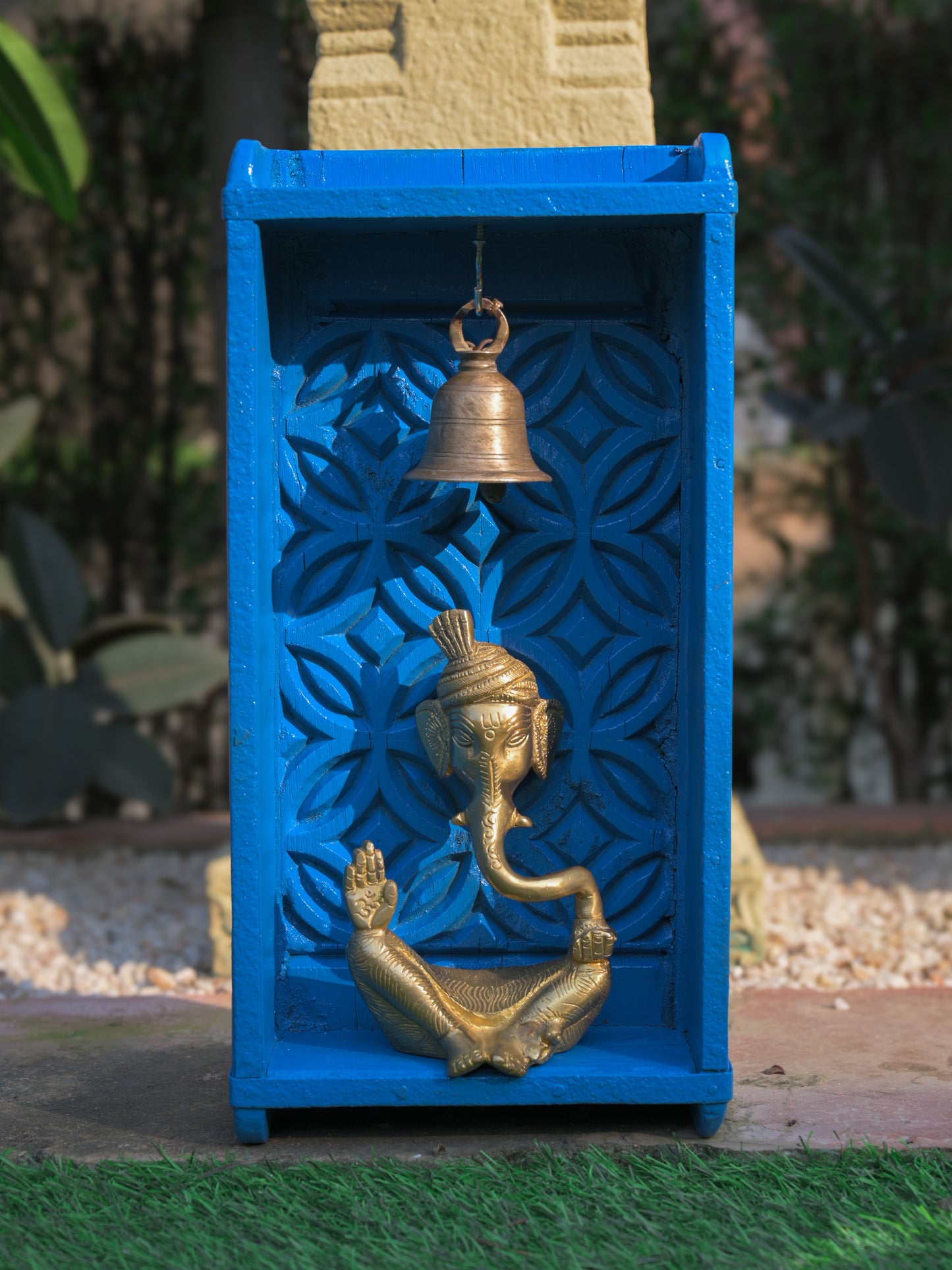 Wooden Small Shelf Mandir