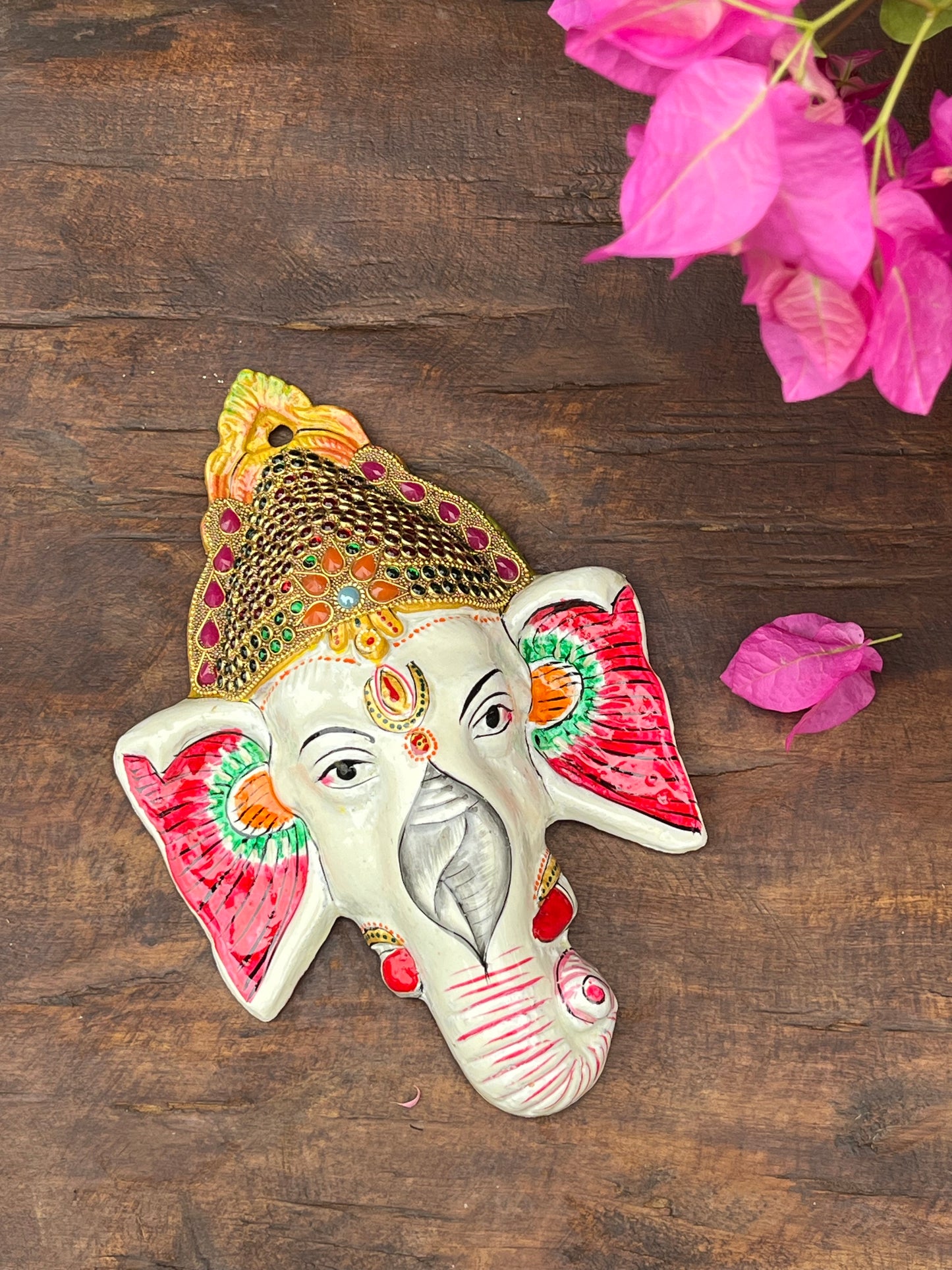 Metal Stone work Ganesha