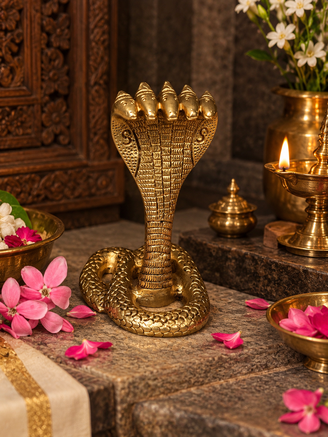 Brass Sheshnag Nagdevta