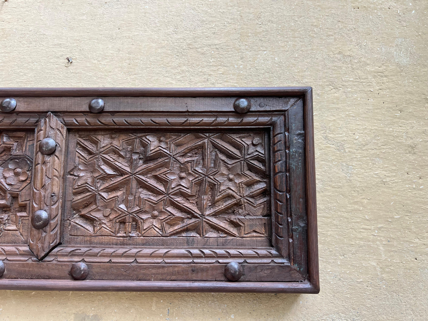 Wooden Hand Carved Panel ￼