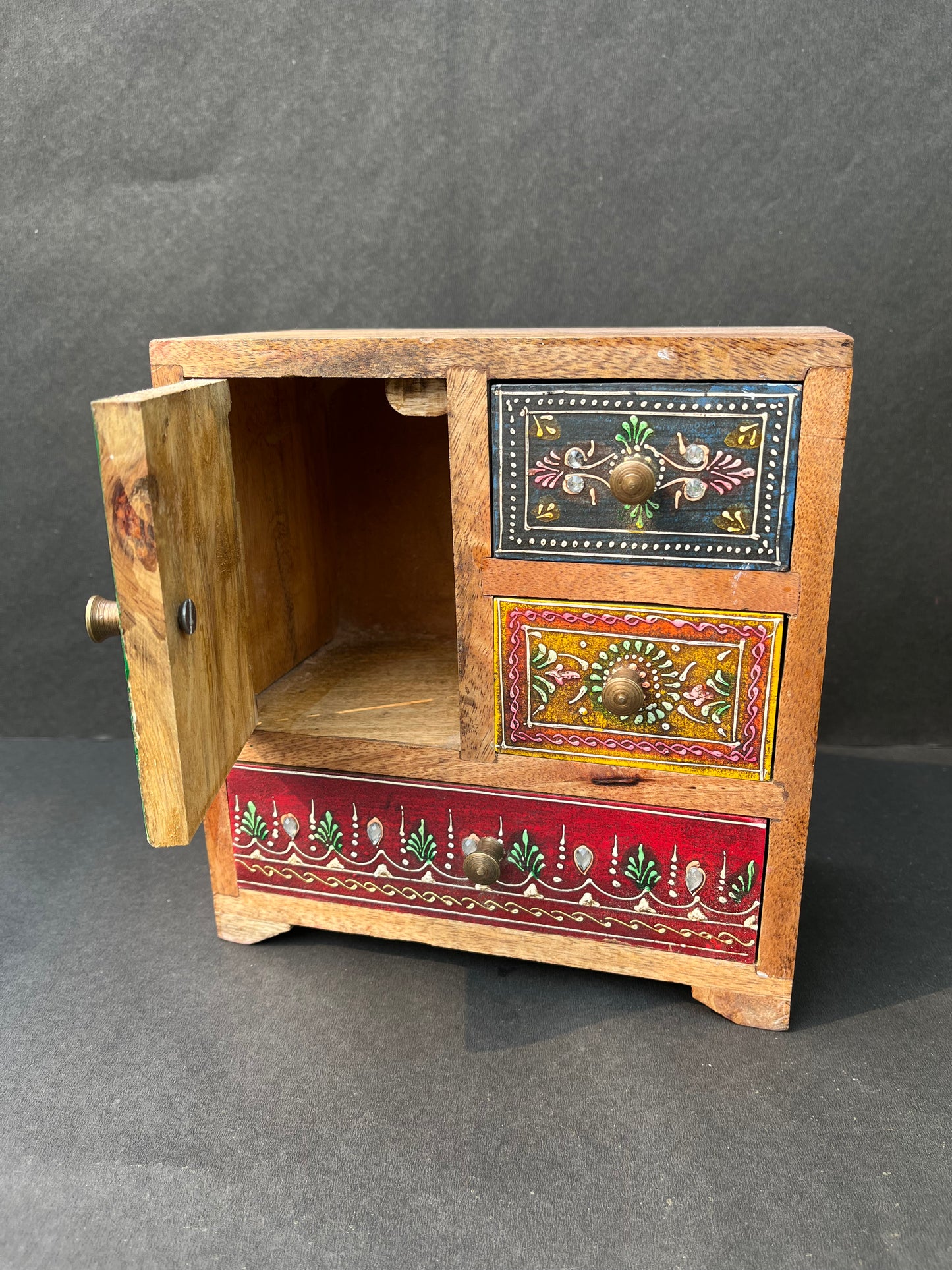 Wooden Chest Of Drawers Jewellery Box