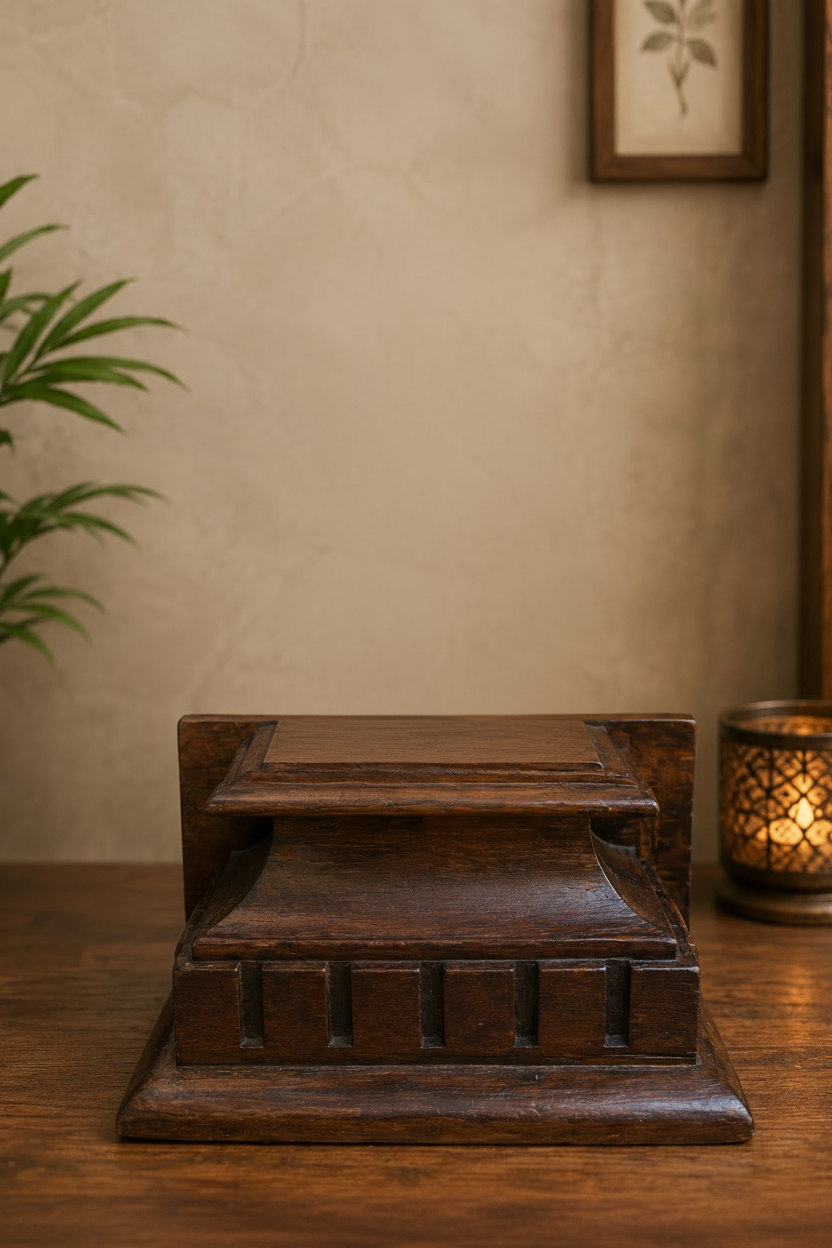 Old Decorative Carved Base