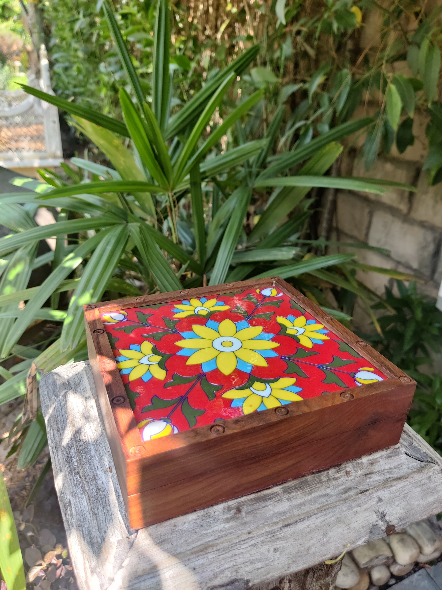 Wooden Tile Box