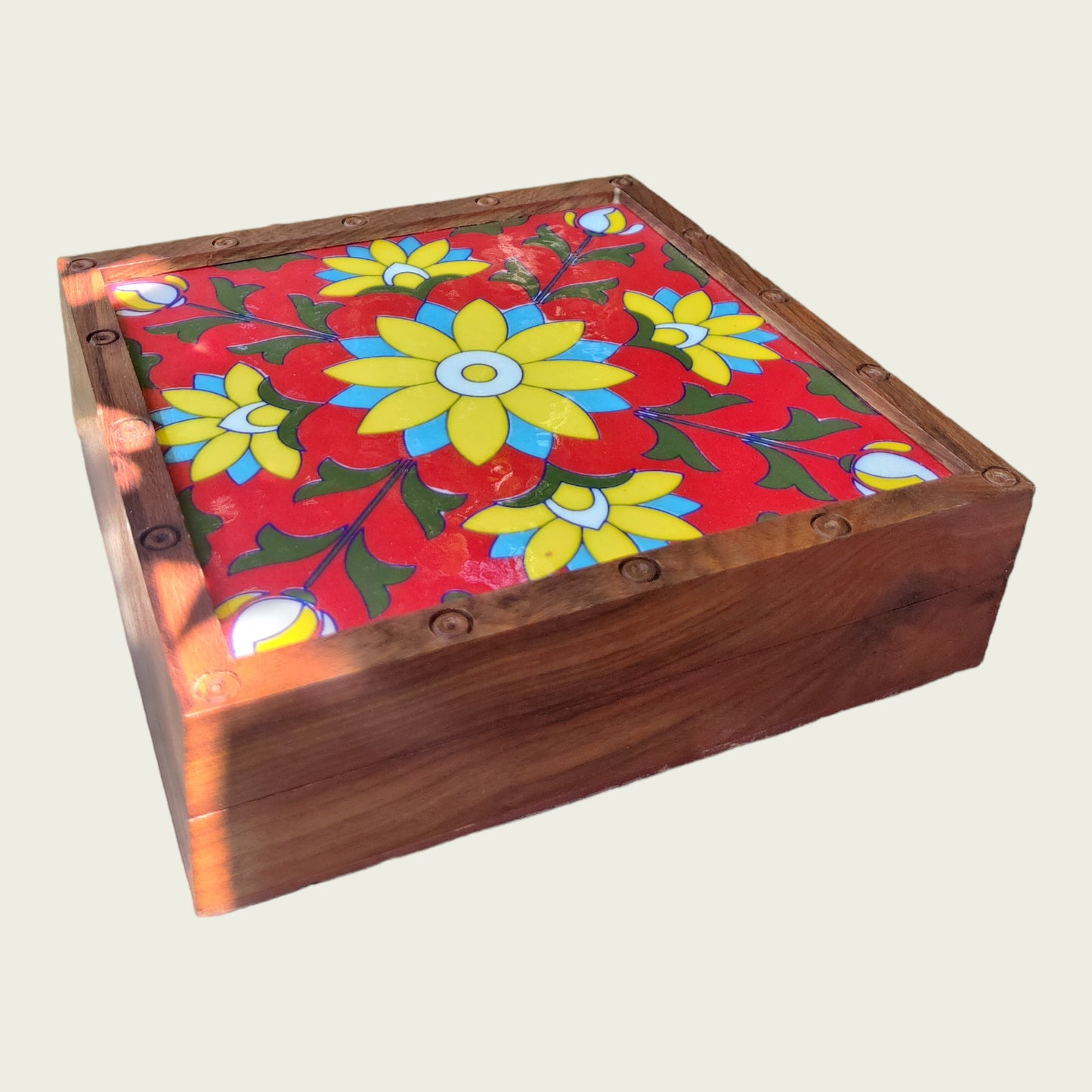 Wooden Tile Box
