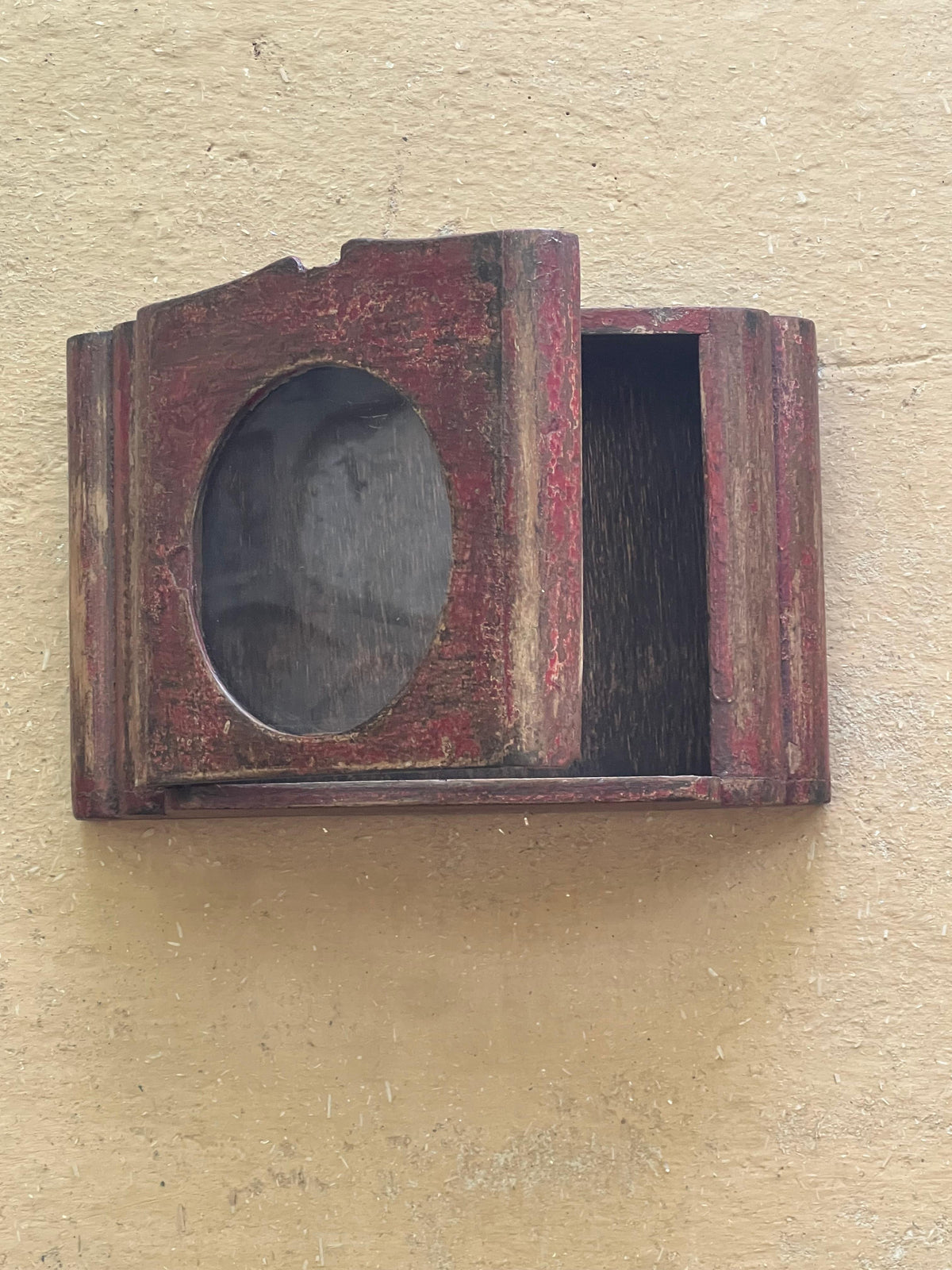 Wooden Clock Wall Box