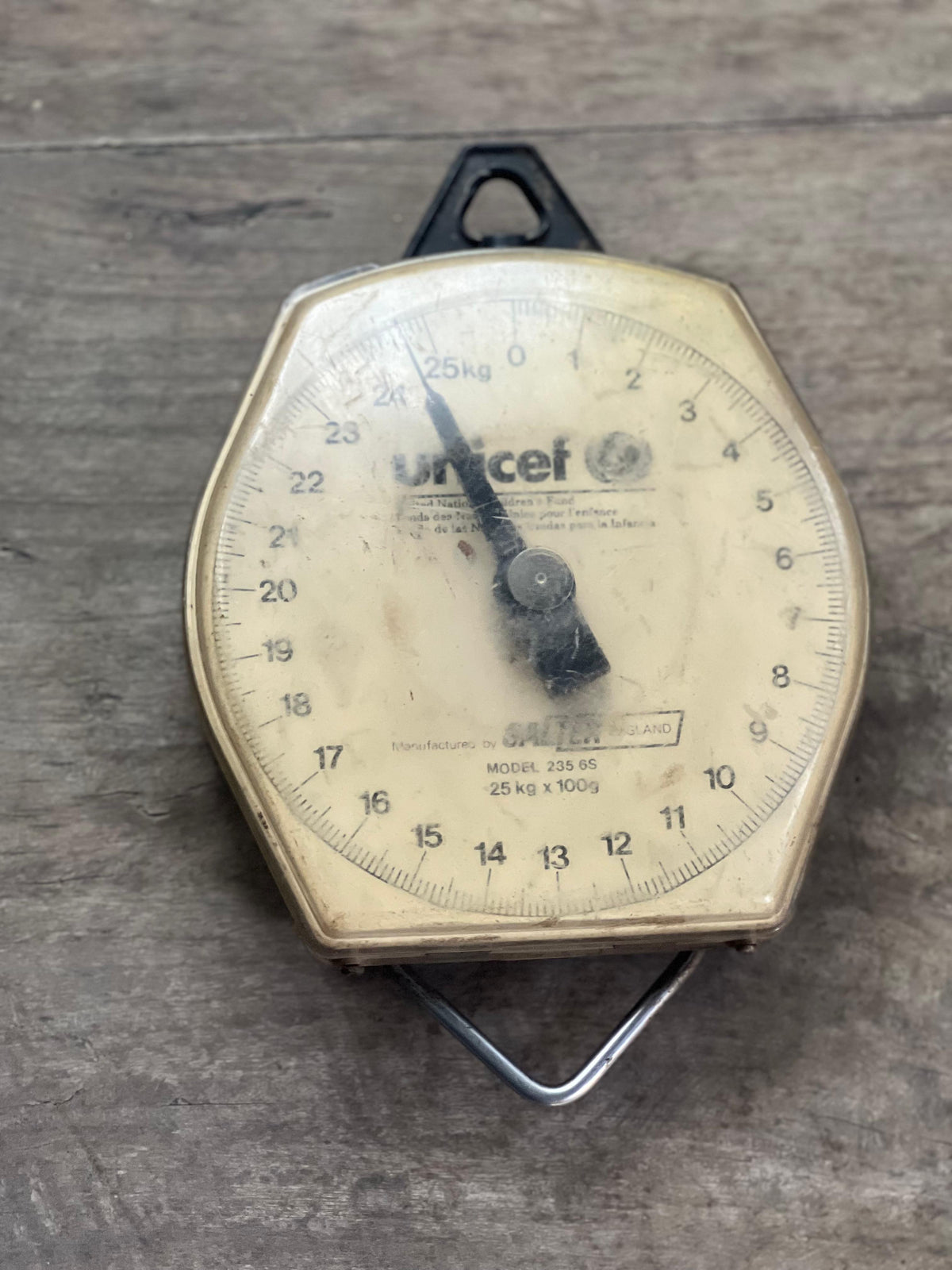 Vintage weight scale