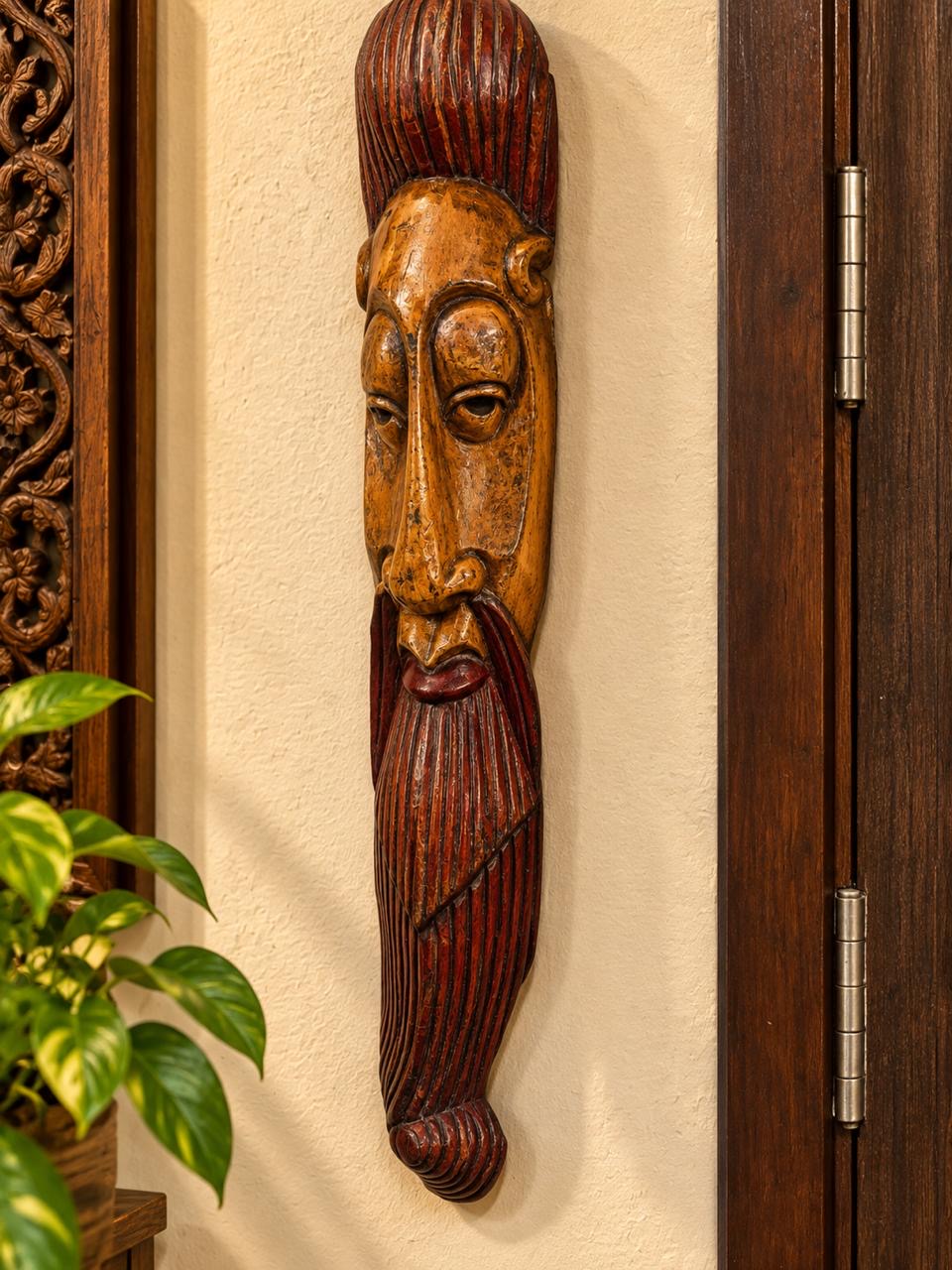 Old Man Wall Mask