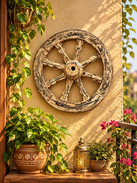 Wooden Wall Wheel