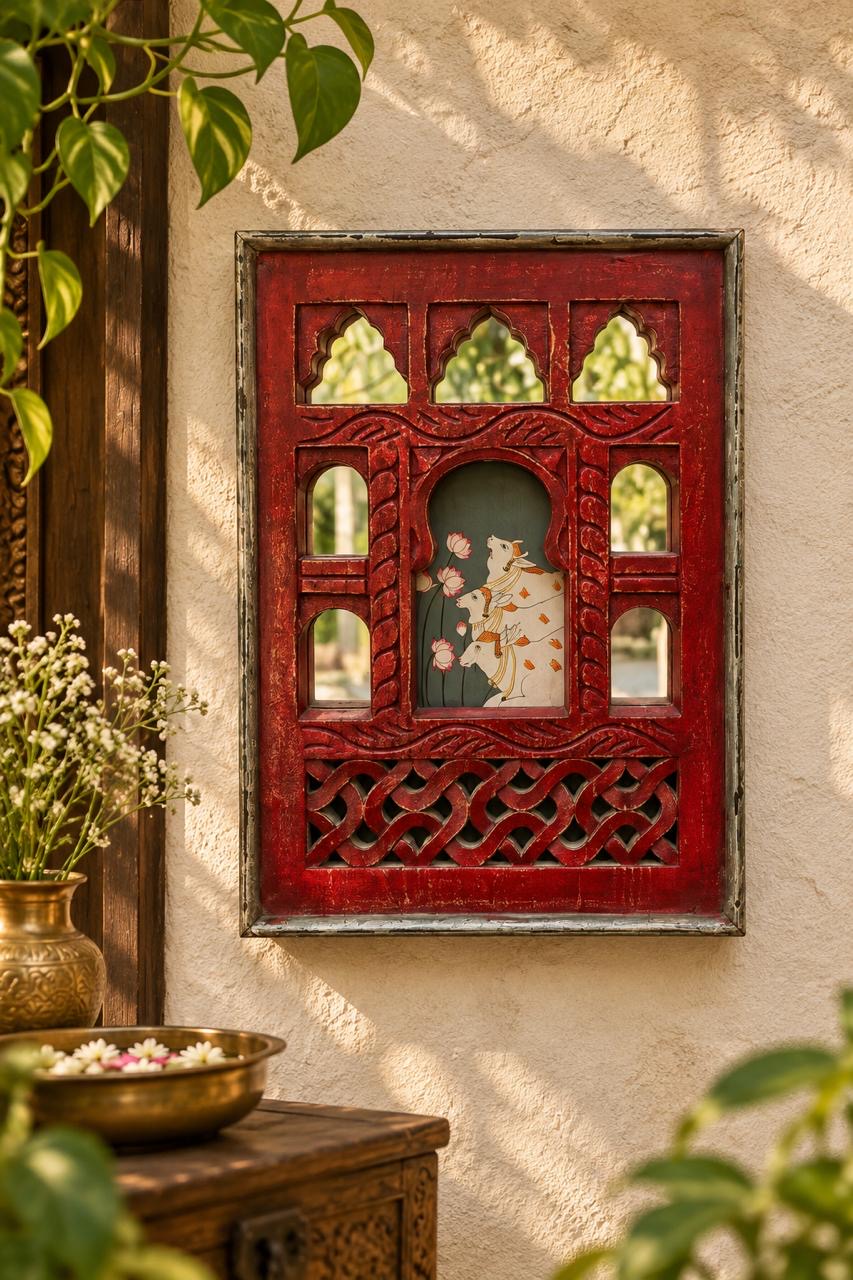Wall Painted Mirror