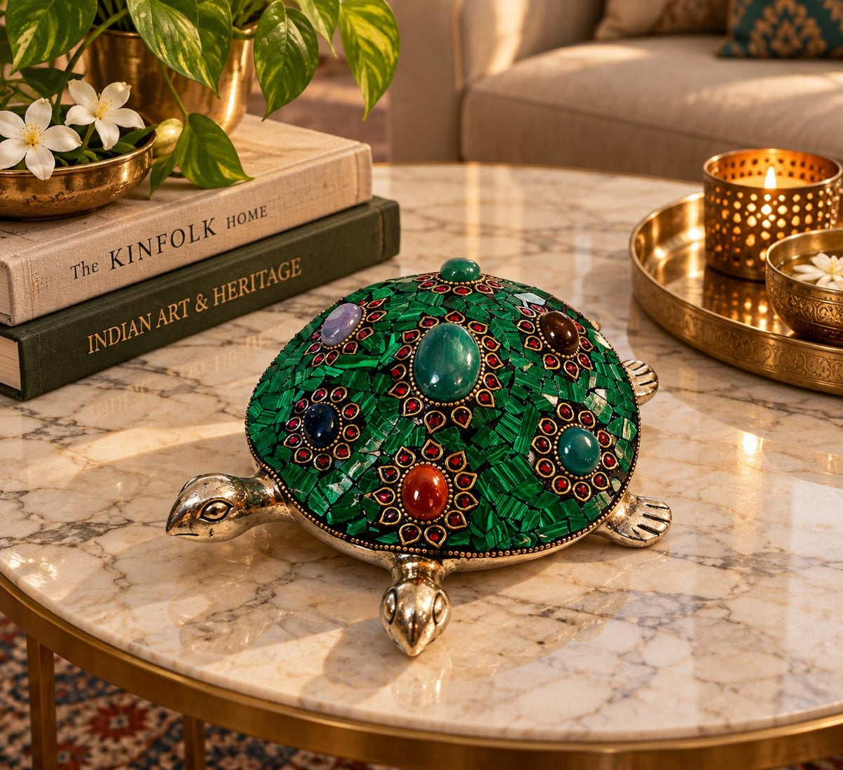 Metal Stone Tortoise,￼