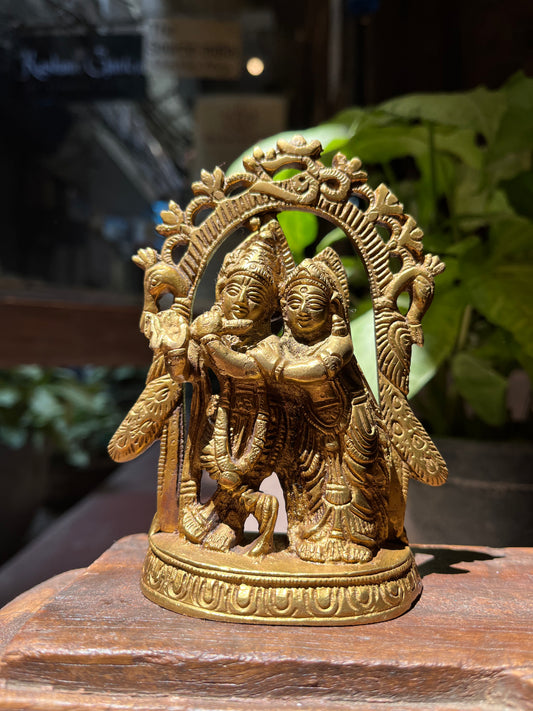 Brass Radha Krishna