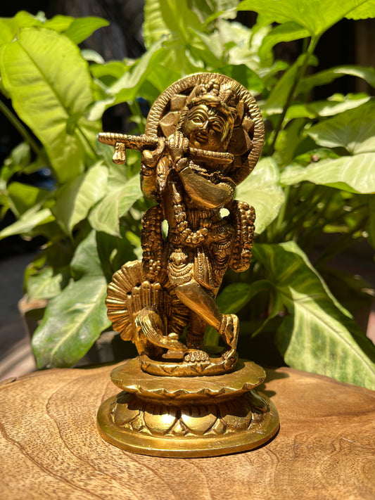 Brass Krishna