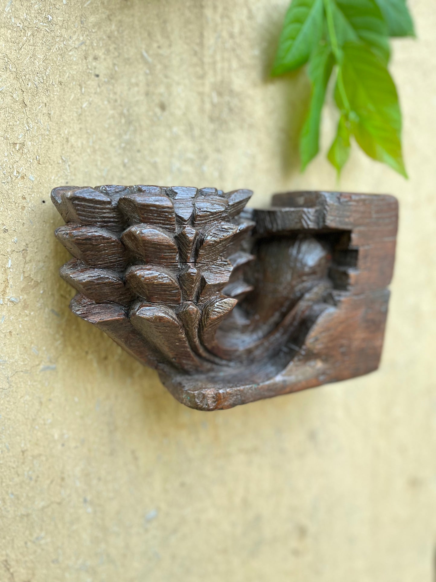 Wood Carved Wall Bracket