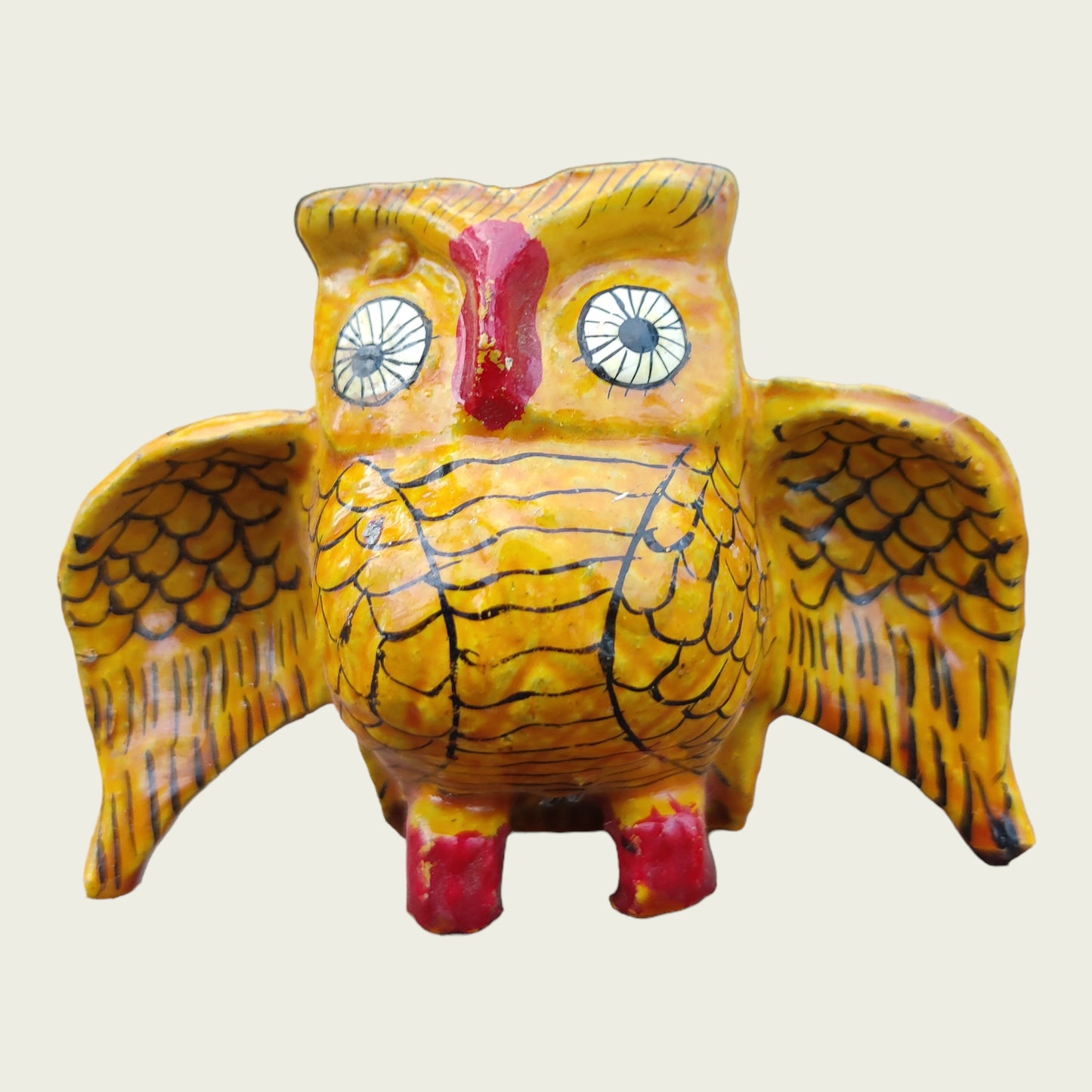Wooden Owl Incense Holder