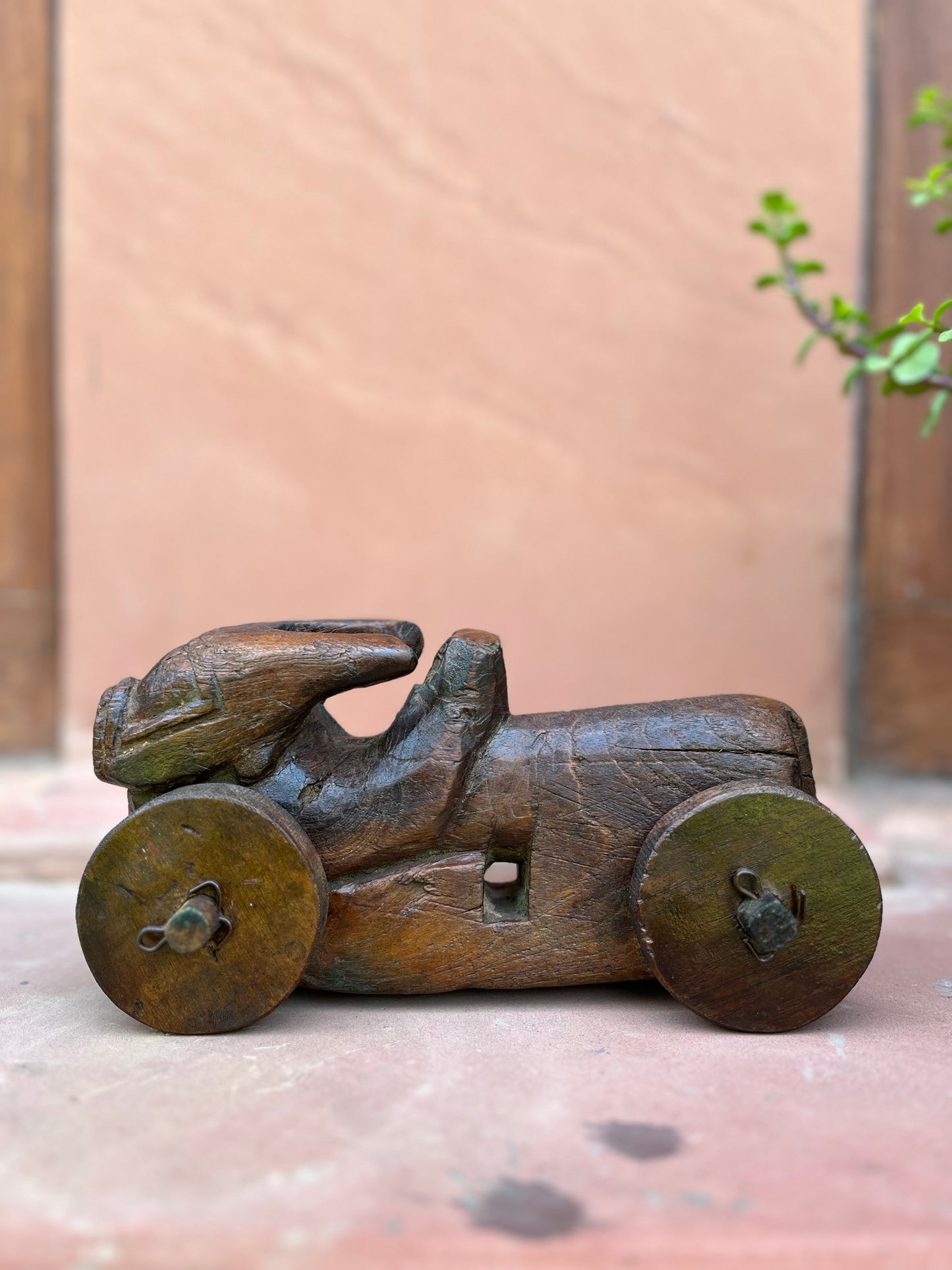 Vintage Wooden Nandi