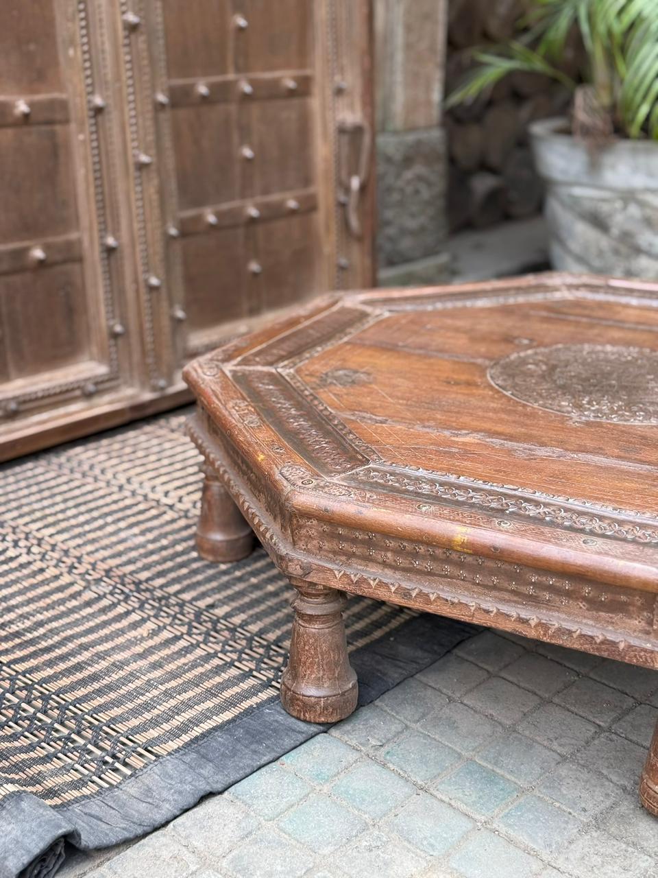 Vintage Octangular Chowki
