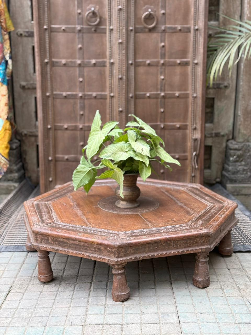 Vintage Octangular Chowki